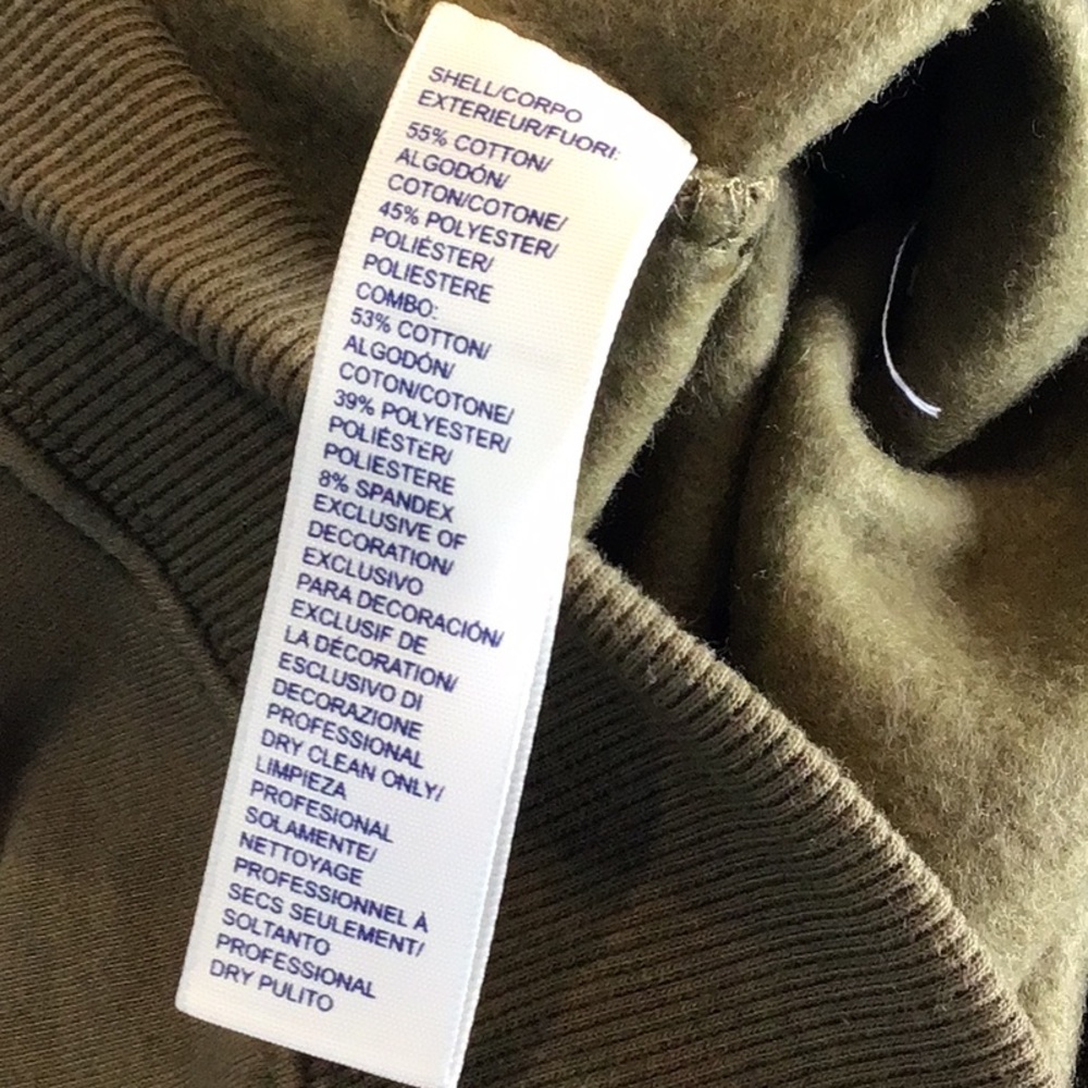 Rebecca Minkoff | LOVER Army Green Sweatshirt Size Small - Picture 11 of 11